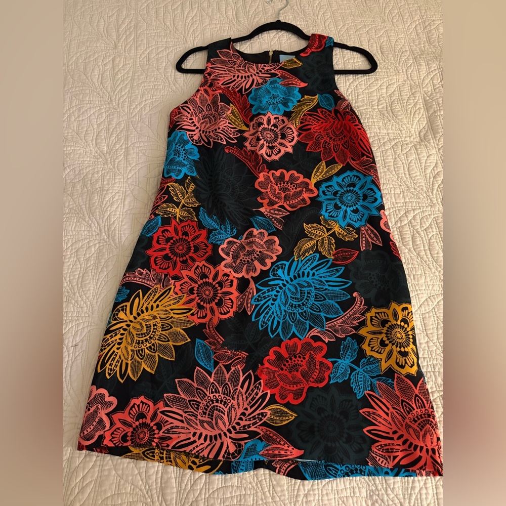 CeCe - Floral Sleeveless Dress - Multicolor